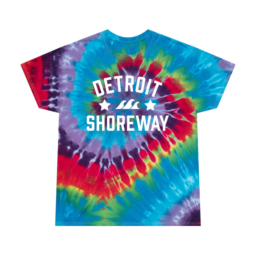 Paradisiac Psychedelic Handmade Goods Detroit Tigers Spiral Tie Dye T-Shirt | Detroit Tie Dye Company Adult Large